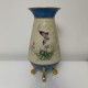 Vase en porcelaine à décor de papillons époque Napoléon 3