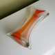 Grand Vase Murano Orange et Blanc