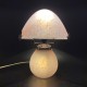 Lampe champignon style Art Deco Verre Marmoréen