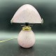 Lampe champignon style Art Deco Verre Marmoréen