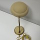 Lampe de bureau beige et métal doré vintage 50 60 possible applique