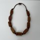 Collier en bakelite Art Deco forme rare inhabituelle Catalin