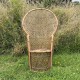 Fauteuil Emmanuelle en rotin vintage