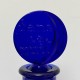 Bouteille flacon de parfum Worth Dans la Nuit Rene Lalique bleu cobalt