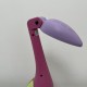 Lampe en plastique design vintage flamant rose toucan style 1980