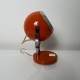 Lampe Eyeball vintage orange fixation applique possible