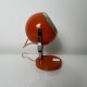 Lampe Eyeball vintage orange fixation applique possible