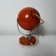 Lampe Eyeball vintage orange fixation applique possible