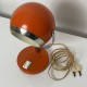 Lampe Eyeball vintage orange fixation applique possible