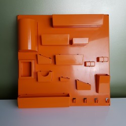 Panneau de rangement mural plastique orange DLG Becker Maurer