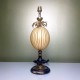 PIed de lampe véritable oeuf d'autruche piétement Napoléon 3 dlg Maison Charles