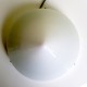 Globe en opaline Plafonnier Bauhaus Mid Century design allemand space age ufo