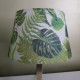 Paire de lampe de chevet en laiton abat jour jungle