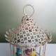 Lampe a poser ou suspendre cage oiseaux tole perforée