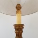 Lampadaire colonne en bois doré