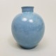 Vase céramique bleue style Art Déco Villeroy Boch Luxembourg