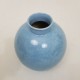 Vase céramique bleue style Art Déco Villeroy Boch Luxembourg