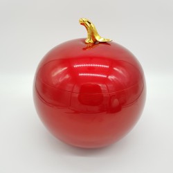 Pomme rouge Seau à glaçons aluminium vintage Luxium France