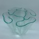 Vase mouchoir plexiglas vintage Fratelli Guzzini 1975