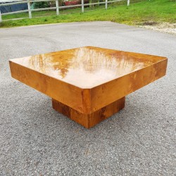 Table basse bout de canapé en Loupe véritable