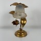 Lampe fleur doré itale vintage style Jansen Hans Kogl