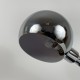 Lampe de bureau abat jour boule chromé flexible vintage