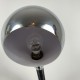 Lampe de bureau abat jour boule chromé flexible vintage