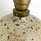 Pied de lampe boule en gres pyrite DLG La Borne Tiffoche