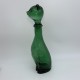 Bouteille carafe empoli en forme de chat vintage