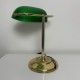 Lampe style banquier opaline verte