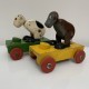 Jouets ancien en bois Suedois Swedish wooden toys 1930 Brio ?