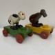 Jouets ancien en bois Suedois Swedish wooden toys 1930 Brio ?