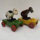 Jouets ancien en bois Suedois Swedish wooden toys 1930 Brio ?