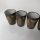 8 petits gobelets verres shooter Alexis Kostanda Vallauris