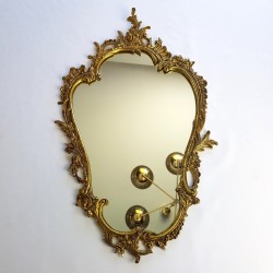 Grand Miroir encadrament en bronze doré